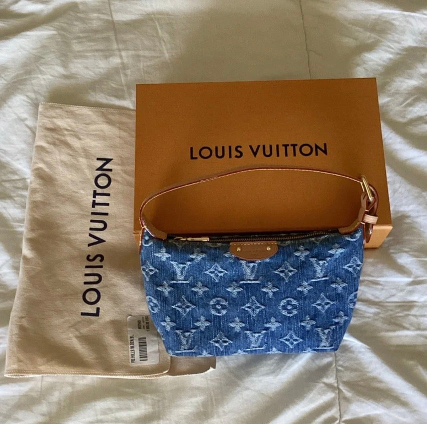 louis vuitton pochette denim hills bag (Gebraucht)